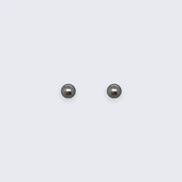 Tahitian Pearl Earrings - 6.5mm